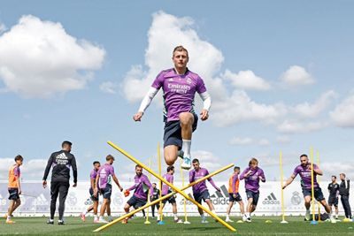 entrenamiento del real madrid