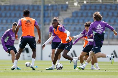 entrenamiento del real madrid