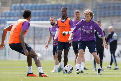 entrenamiento del real madrid