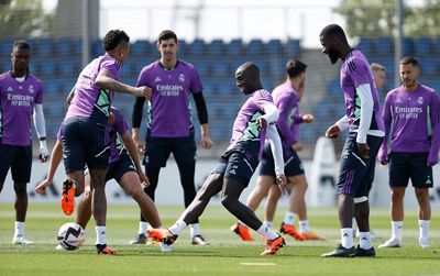 entrenamiento del real madrid