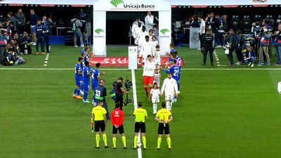 Tunnel of honour for Copa del Rey champions
