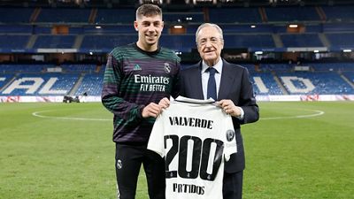 Valverde: 200 partidos con el Real Madrid