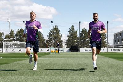 entrenamiento del real madrid