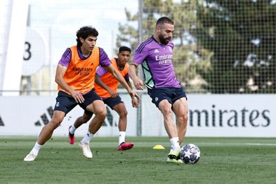 entrenamiento del real madrid