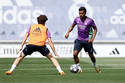 entrenamiento del real madrid