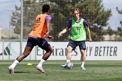 entrenamiento del real madrid