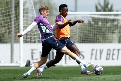 entrenamiento del real madrid