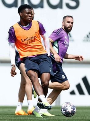 entrenamiento del real madrid