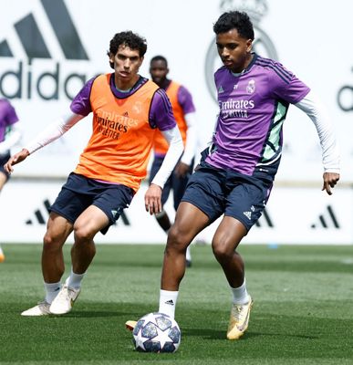entrenamiento del real madrid