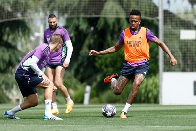 entrenamiento del real madrid