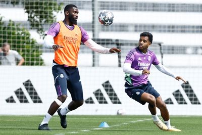 entrenamiento del real madrid