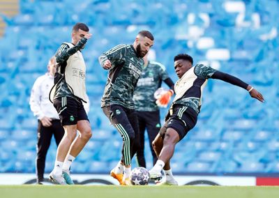 entrenamiento del real madrid