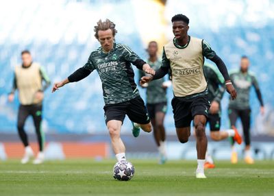 entrenamiento del real madrid