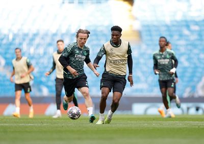 entrenamiento del real madrid