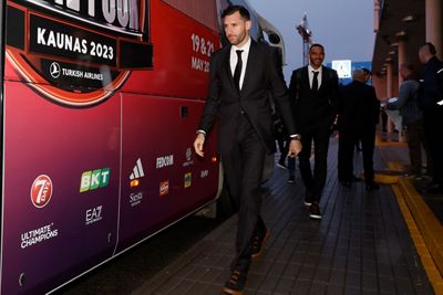 llegada del real madrid a kaunas