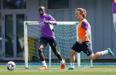 entrenamiento del real madrid