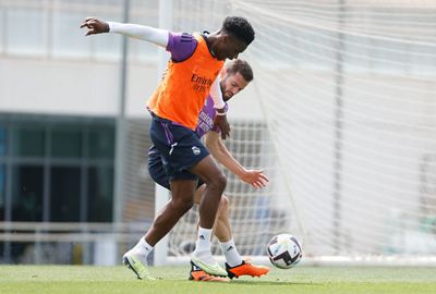 entrenamiento del real madrid
