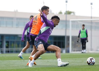 entrenamiento del real madrid