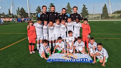 El Prebenjamín B, campeón del Grupo 5 de la Preferente Prebenjamín