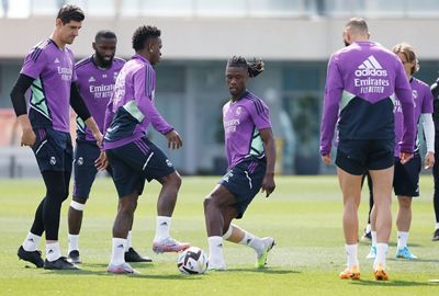 entrenamiento del real madrid