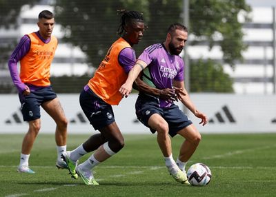 entrenamiento del real madrid