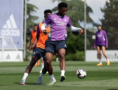 entrenamiento del real madrid