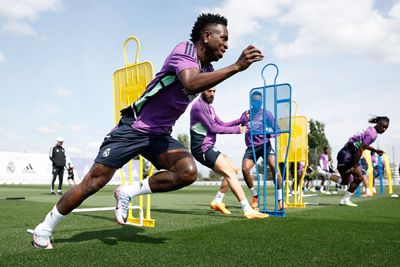 entrenamiento del real madrid