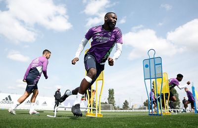 entrenamiento del real madrid