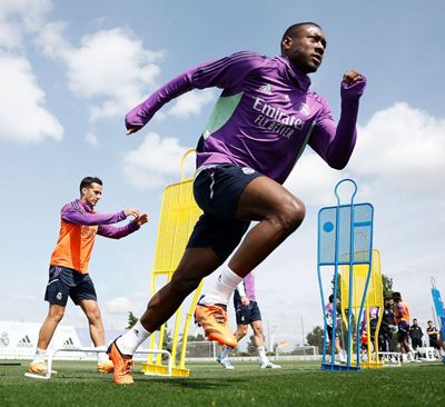 entrenamiento del real madrid