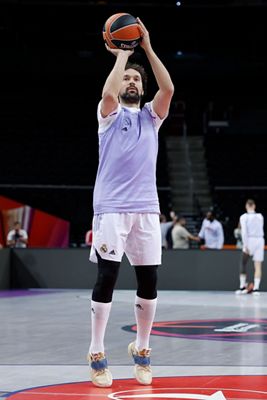 entrenamiento del real madrid de baloncesto