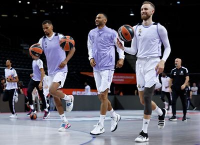entrenamiento del real madrid de baloncesto