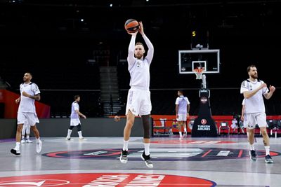 entrenamiento del real madrid de baloncesto