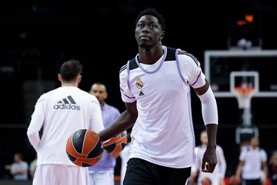 entrenamiento del real madrid de baloncesto