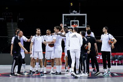 entrenamiento del real madrid de baloncesto