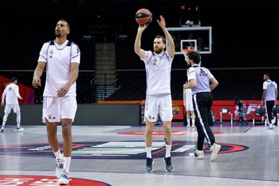 entrenamiento del real madrid de baloncesto