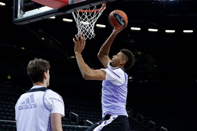 entrenamiento del real madrid de baloncesto