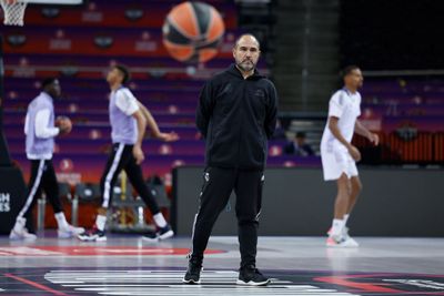 entrenamiento del real madrid de baloncesto