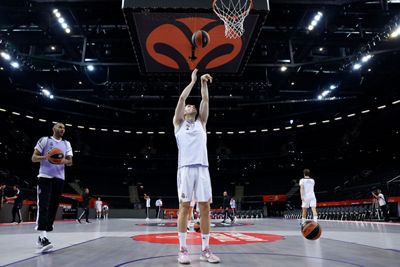 entrenamiento del real madrid de baloncesto