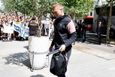 llegada del real madrid a valencia