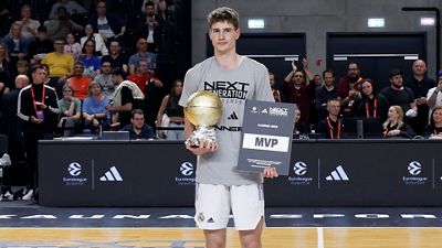 Jan Vide crowned Junior Euroleague MVP
