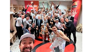 La celebración de los campeones