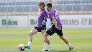 Real Madrid preparing for the Rayo Vallecano game