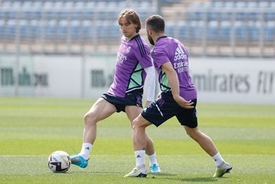entrenamiento del real madrid