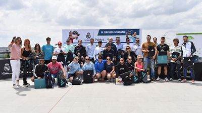 Éxito del Circuito de Pádel Solidario de la Fundación Real Madrid by Unicaja Banco en Toledo