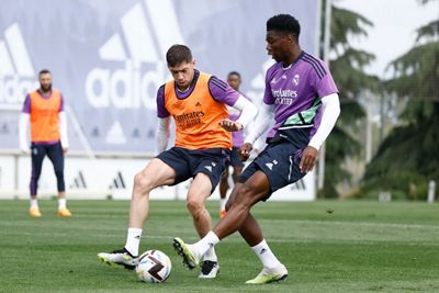 entrenamiento del real madrid