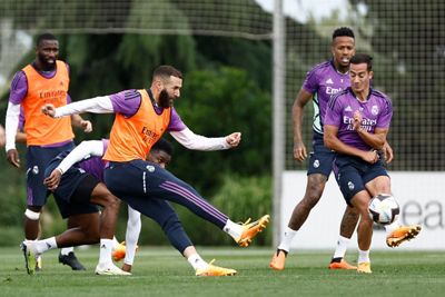 entrenamiento del real madrid