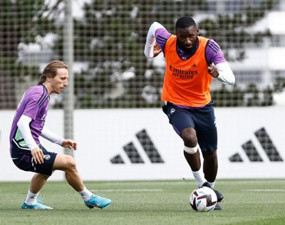 entrenamiento del real madrid