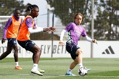 entrenamiento del real madrid