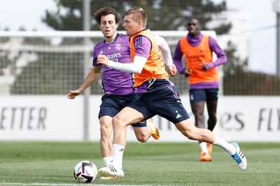 entrenamiento del real madrid