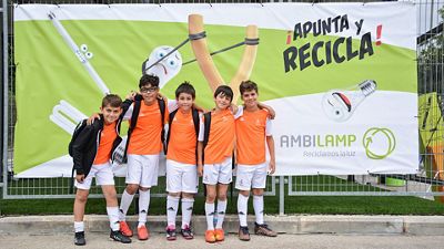 Gran acción por el medioambiente en el torneo sociodeportivo de escuelas de la Fundación